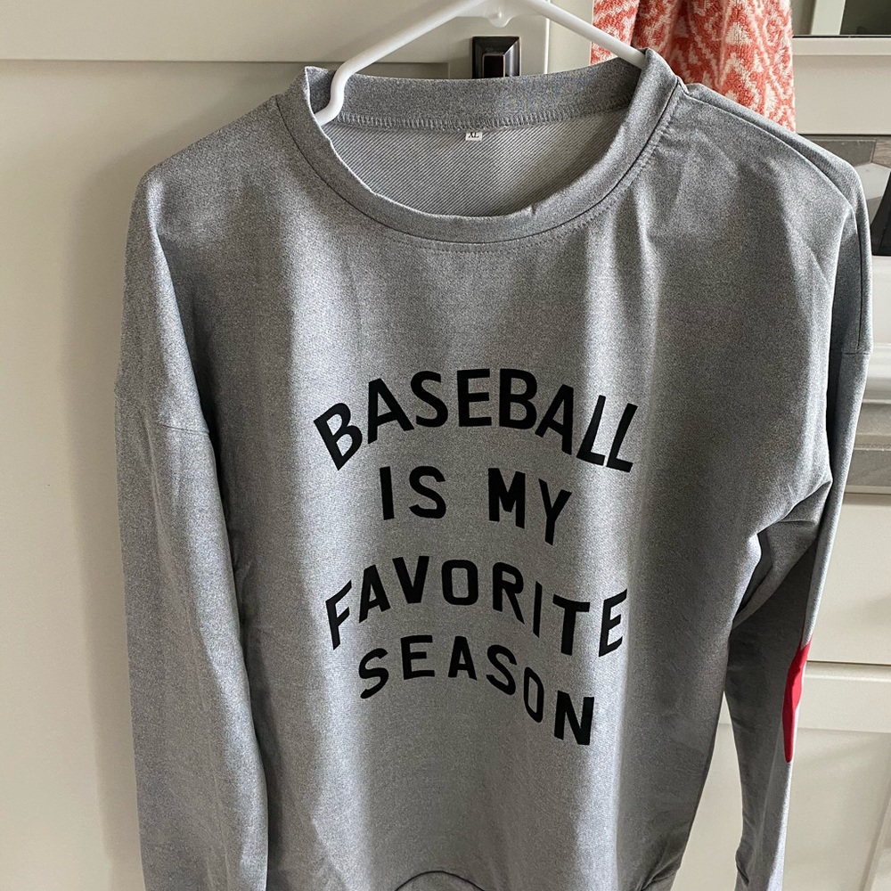 Baseball is my favorite season sweatshirt. ❤️